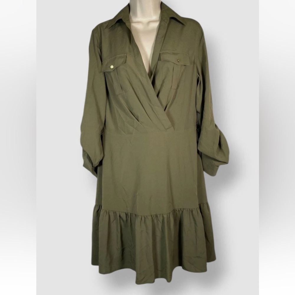 Ralph Lauren Olive green Long Sleeve Dress